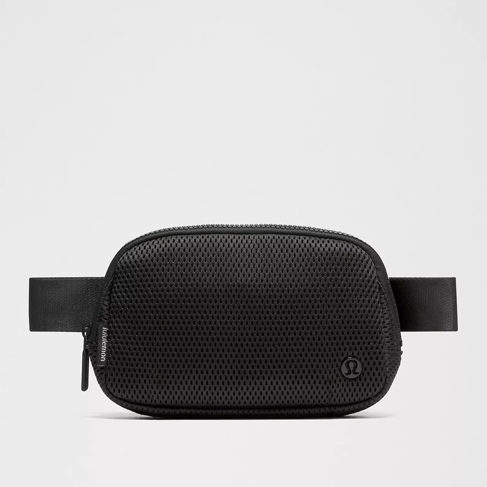 lululemon athletica Black Everywhere Belt Bag 1L Knit Mesh—NWT